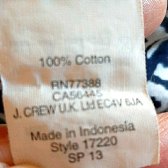 J. Crew Long sleeve sheer Blouse - Picture 6 of 6